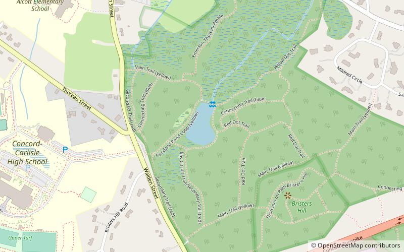 Fairyland Pond location map