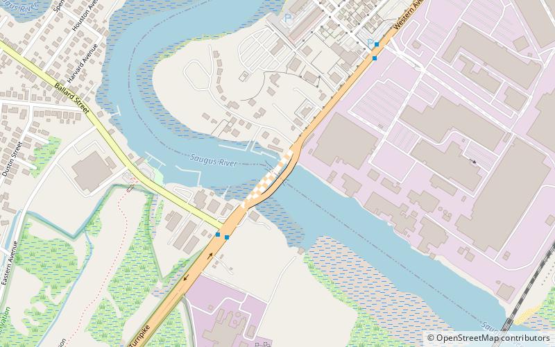 Belden Bly Bridge location map