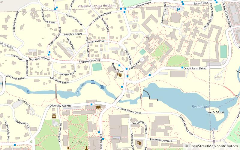 Risley Theatre location map