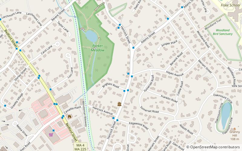 Hancock-Clarke House location map