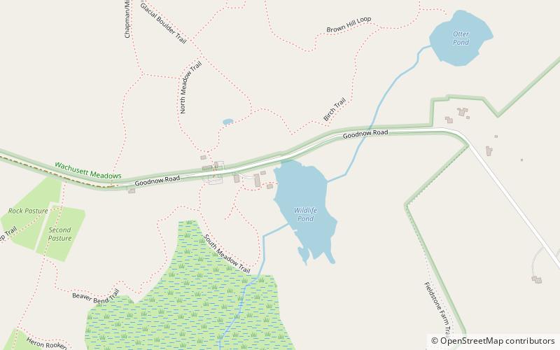 Mass Audubon Wachusett Meadow location map