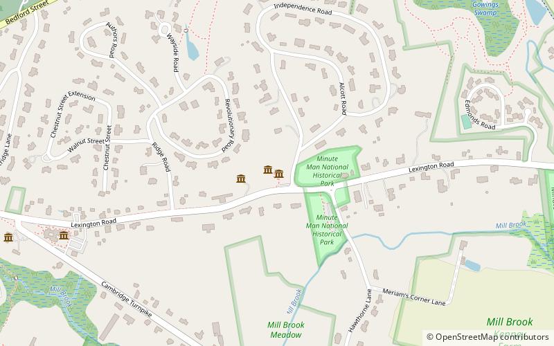 Orchard House location map