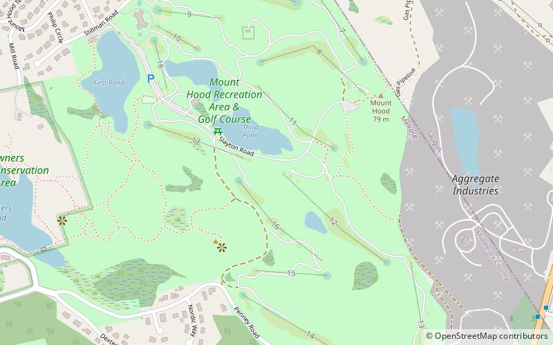 Mount Hood Golf Club location map
