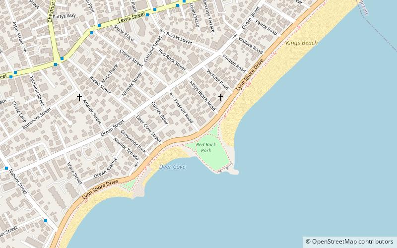 Lynn Shore Drive location map