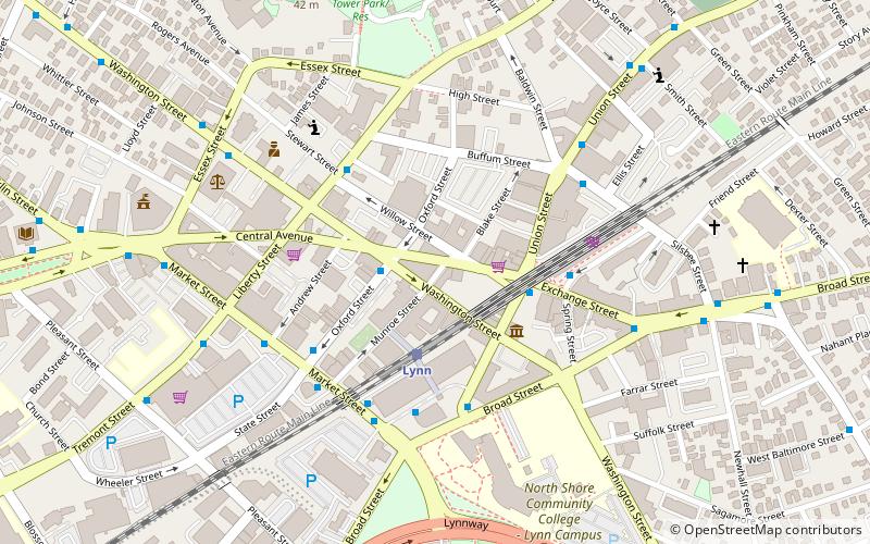 Central Square Historic District location map