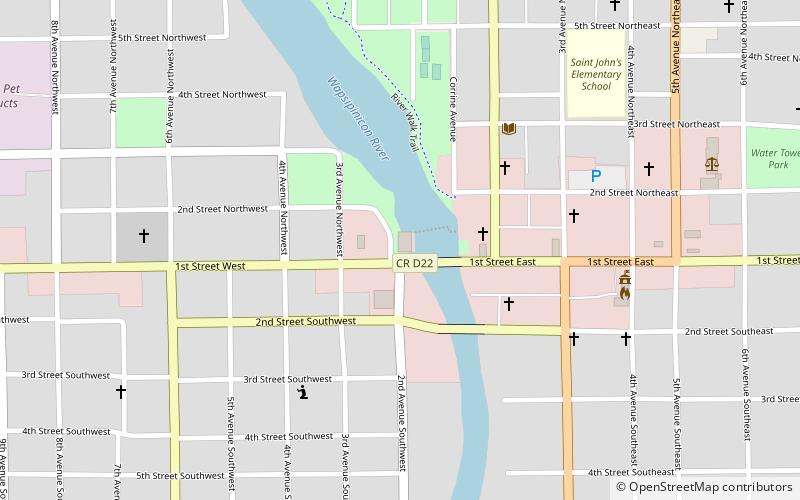 Wapsipinicon Mill location map