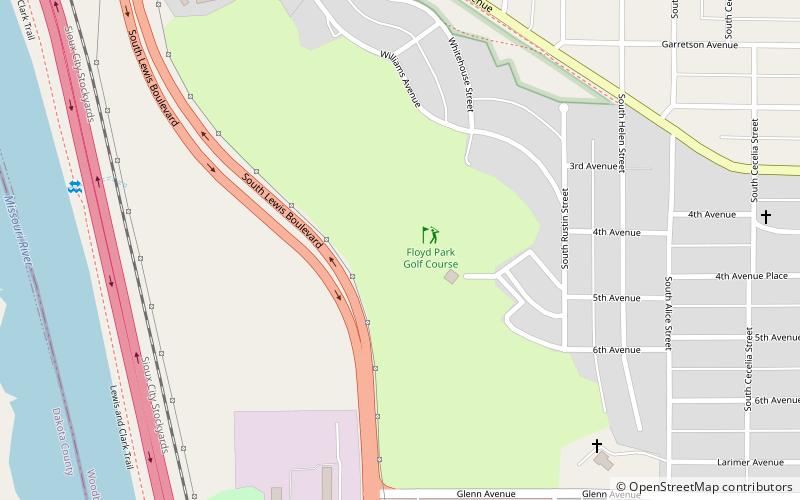 Floyd Park Golf Course location map