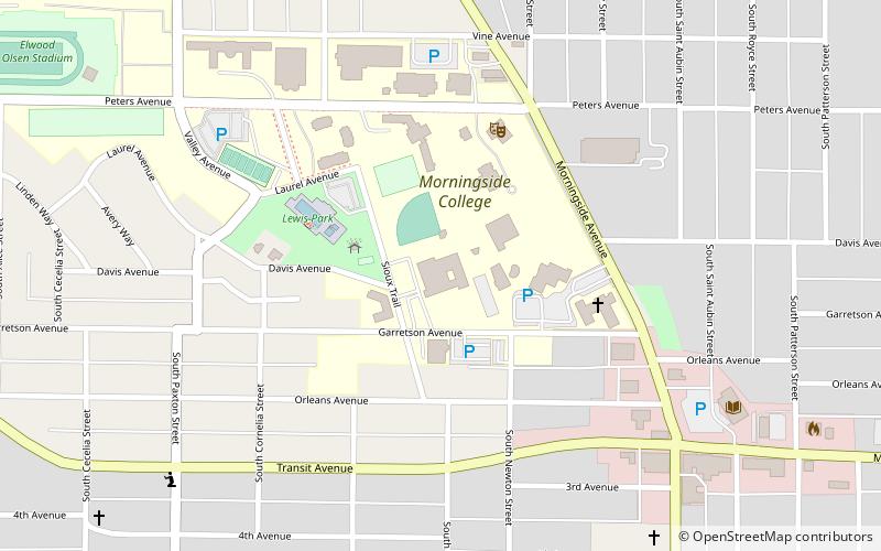 eppley auditorium sioux city location map