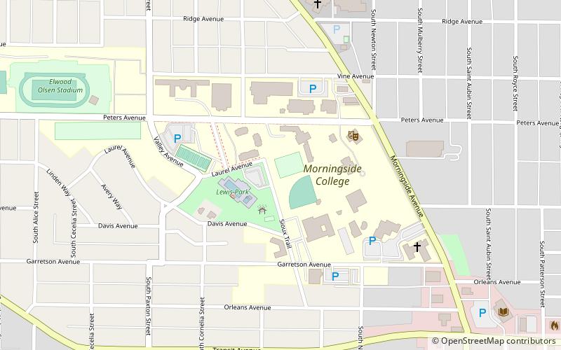 Morningside University location map