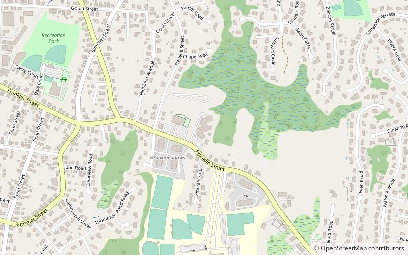 The Arbors at Stoneham location map