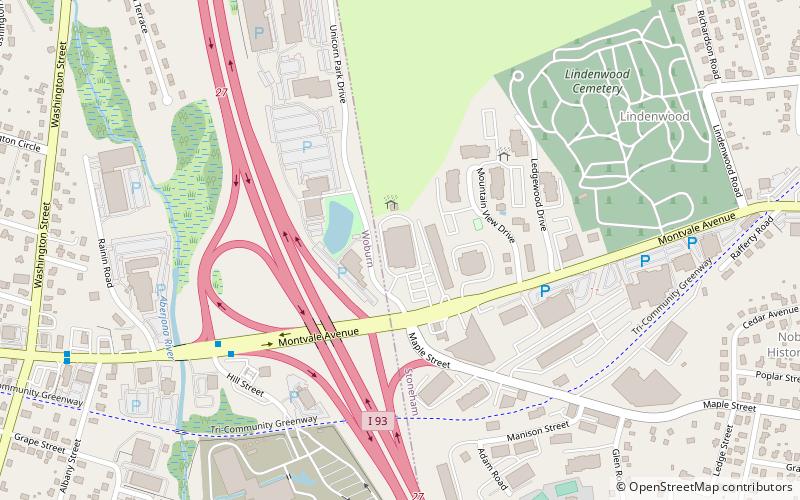 Stoneham Arena location map