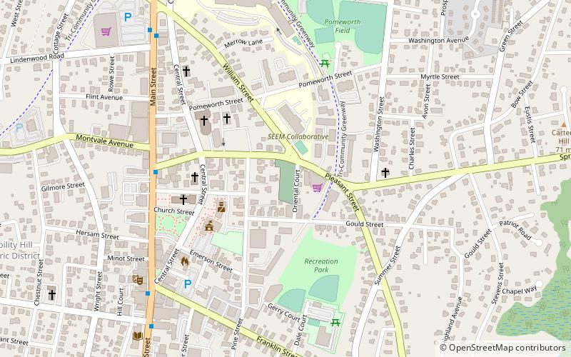 Old Burying Ground location map