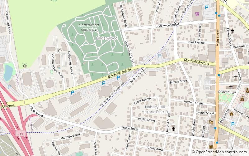 Montvale Plaza location map