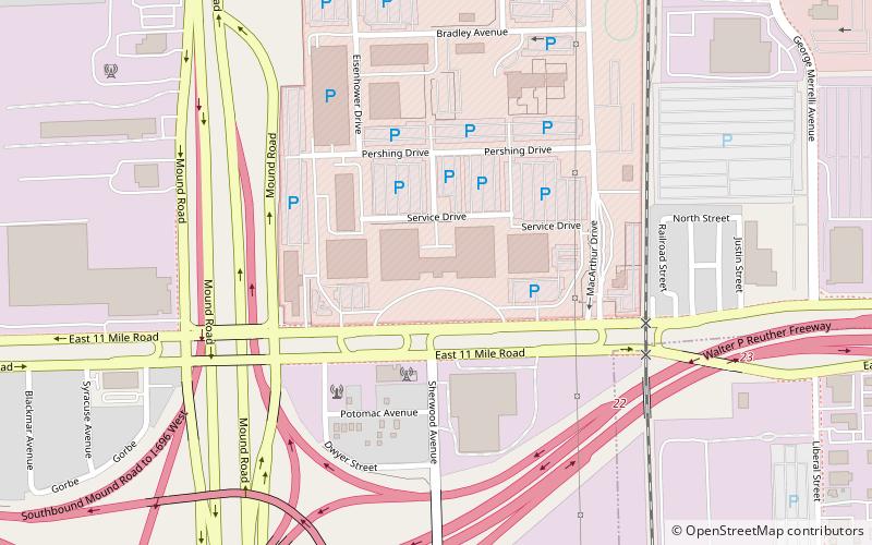 United States Army CCDC Ground Vehicle Systems Center location map