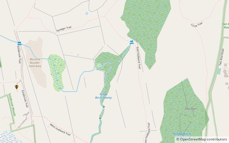 Estabrook Woods location map