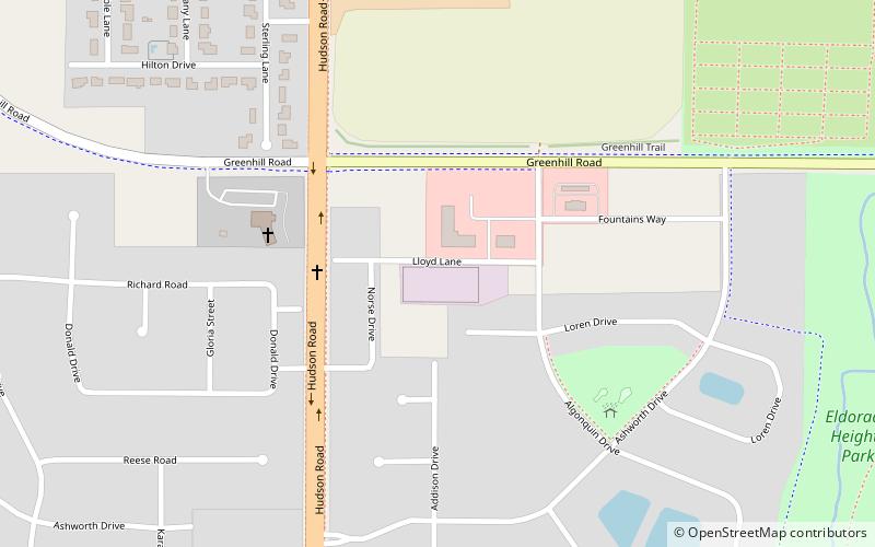 C.A. Rownd Round Barn location map