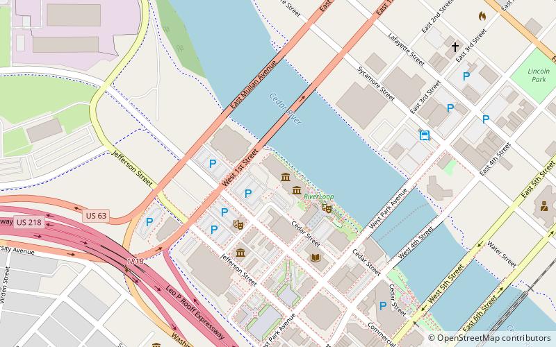 Waterloo Center for the Arts location map