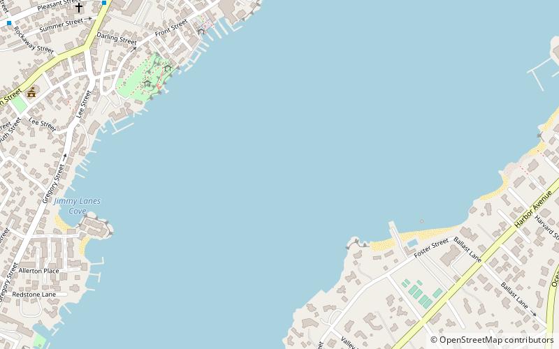 Marblehead Harbor location map