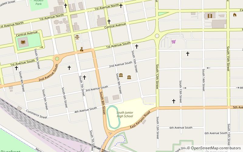 Blanden Art Museum location map