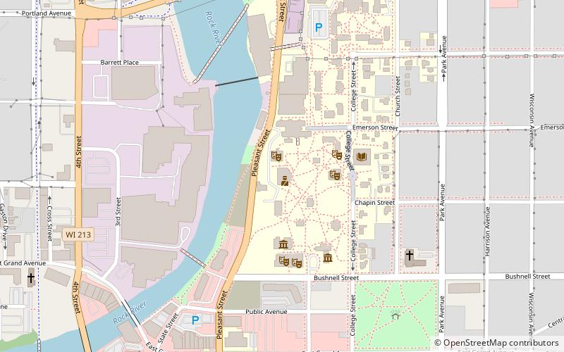 pearsons hall of science beloit location map