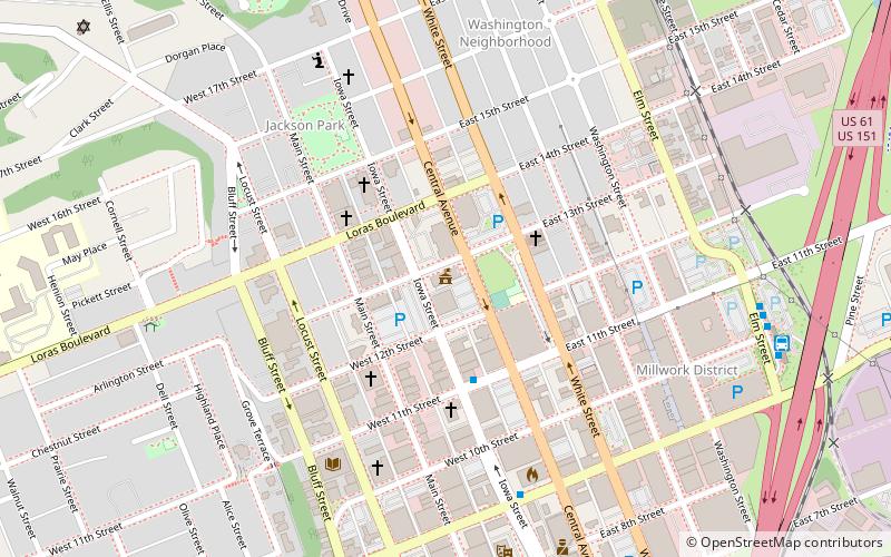 Dubuque City Hall location map