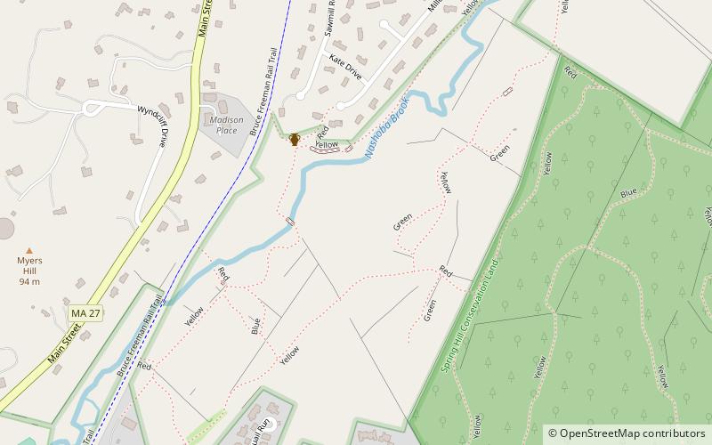 Nashoba Brook location map