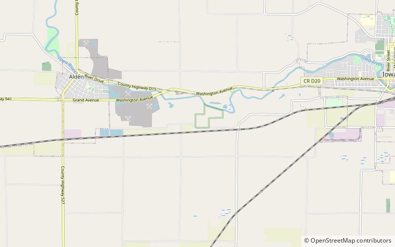 Calkins Nature Area location map
