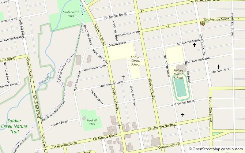 Corpus Christi Catholic Church location map