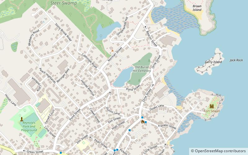 redds pond marblehead location map