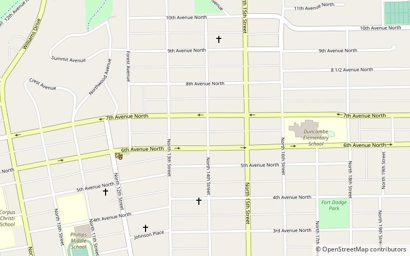 Oakland Cemetery location map