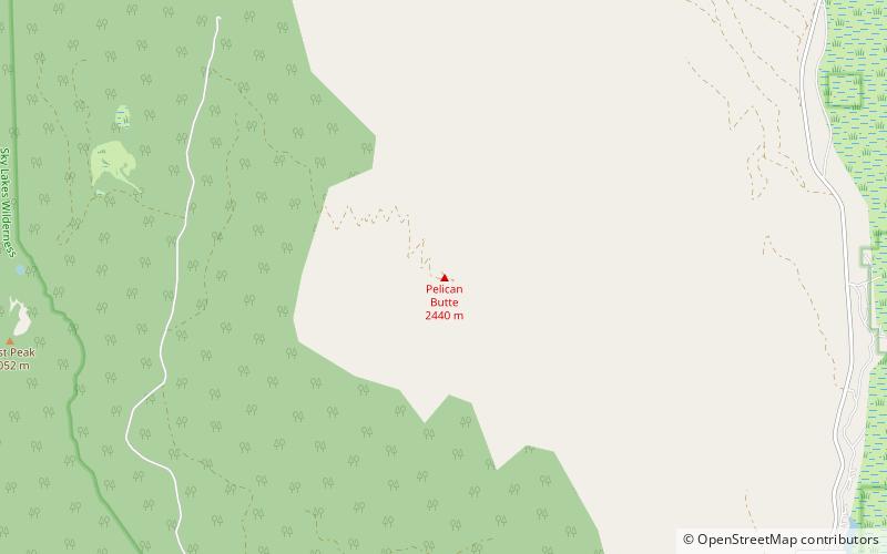 Pelican Butte location map
