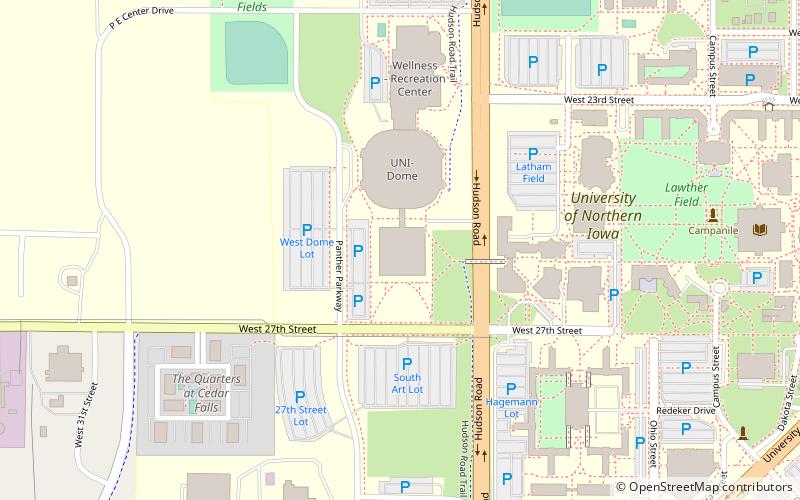 McLeod Center location map