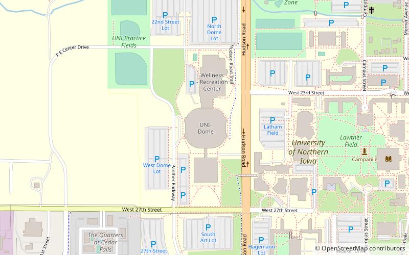 UNI-Dome location map