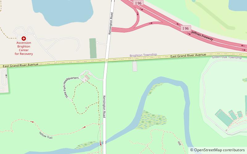 Island Lake Recreation Area location map