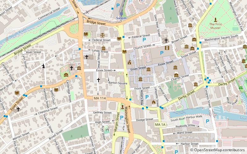 Downtown Salem District location map