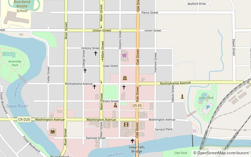 Carnegie-Ellsworth Public Library location map