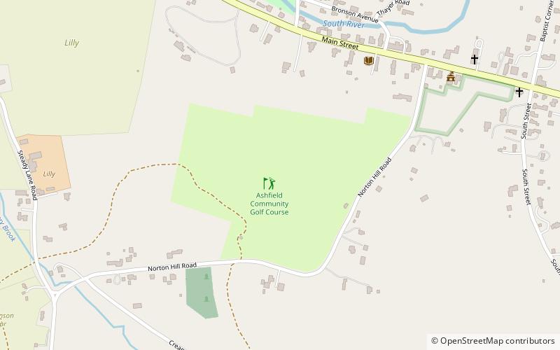 Ashfield Community Golf Course location map