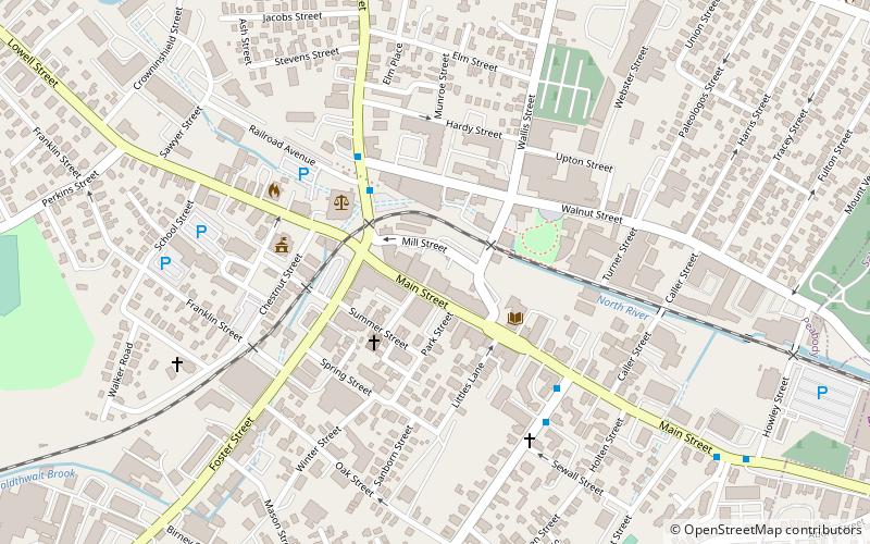 Hickey-Osborne Block location map