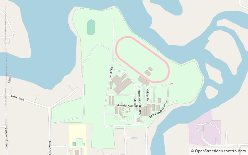 Allegan County Fair location map