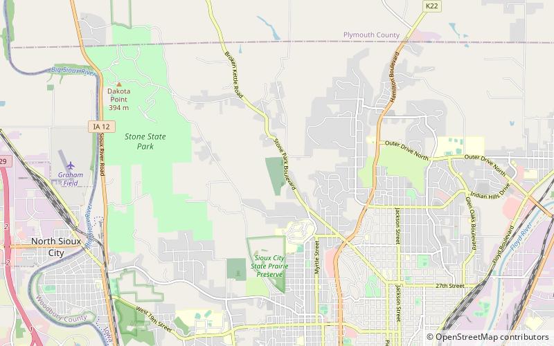 Logan Park Cemetery location map