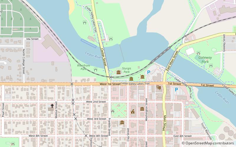 Ice House Museum location map