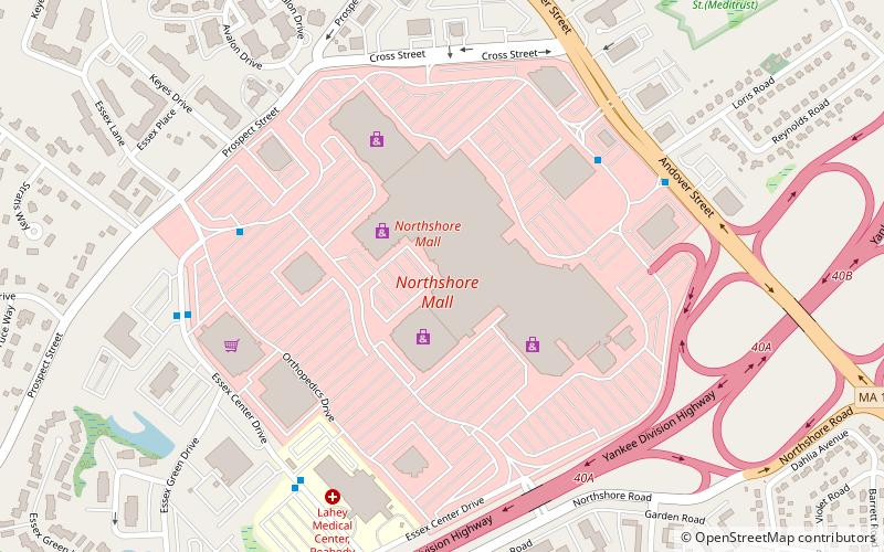 Northshore Mall location map