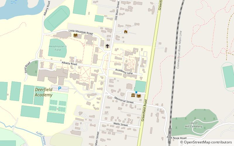 Pocumtuck Valley Memorial Association location map