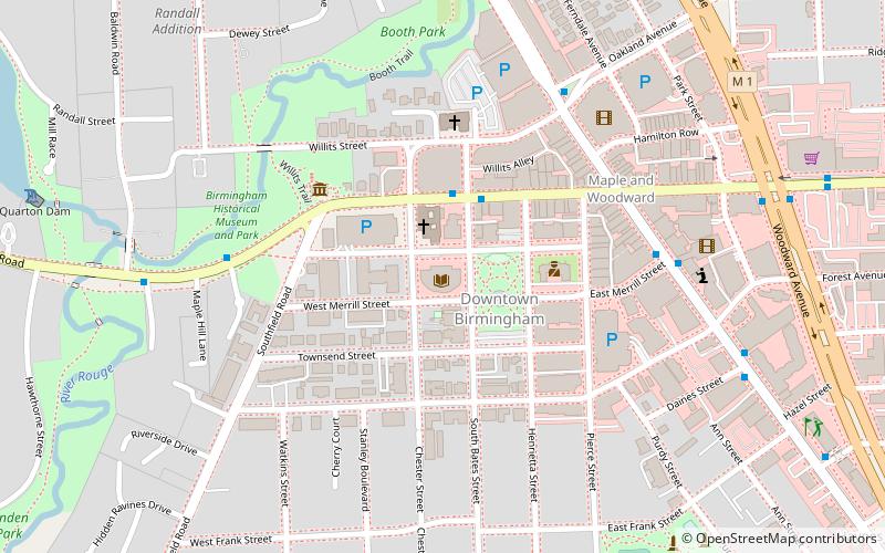 Baldwin Public Library location map