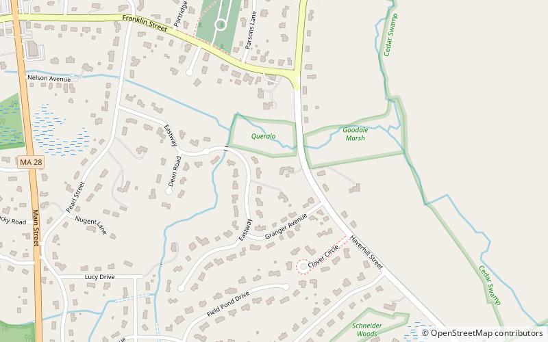 Carroll–Hartshorn House location map