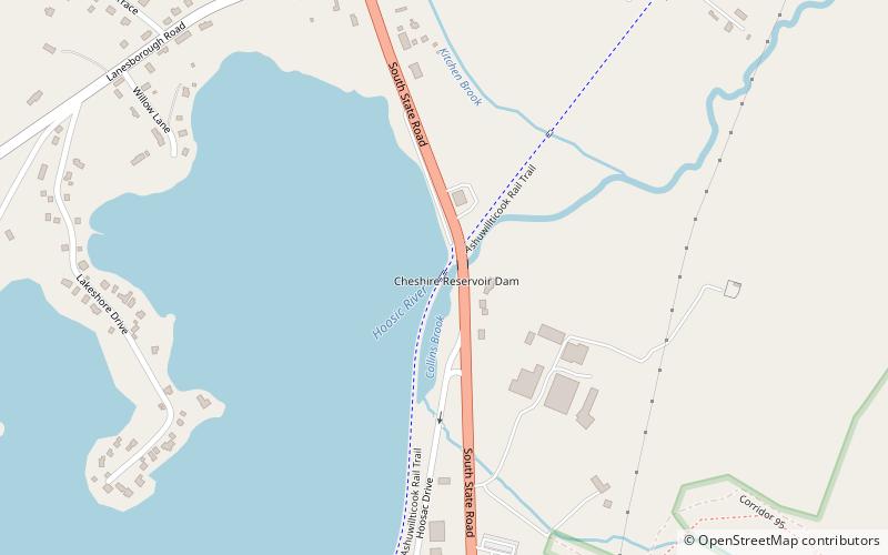 Ashuwillticook Rail Trail location map