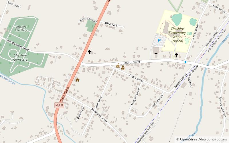 Cheshire Town Hall Complex location map