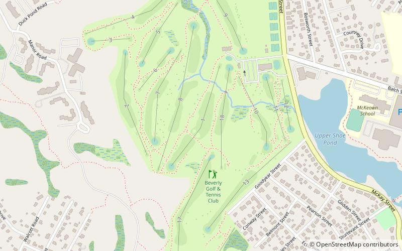 United Shoe Machinery Corporation Clubhouse location map