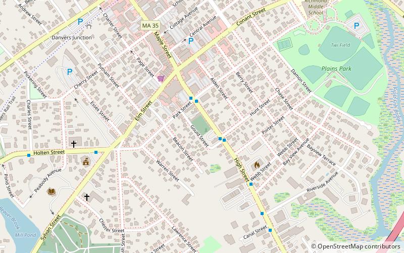 High Street Cemetery location map