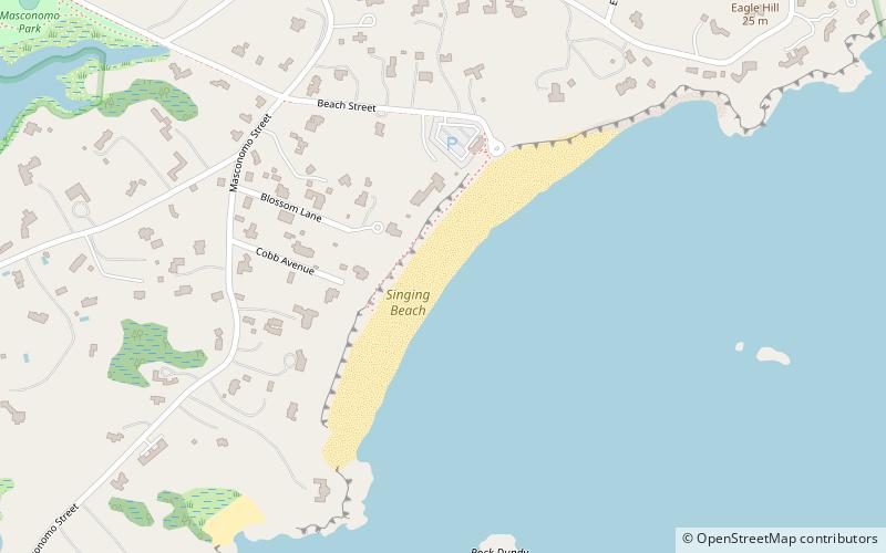 Singing Beach location map